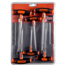 Набор из 6 отверток Torx, TX10-TX40 с Т-образной ручкой, Bahco [903T-2]