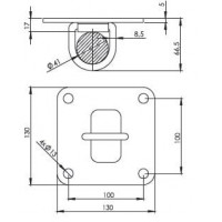 AT 156 - комплект содержит 4 оцинкованные сегментных анкера HILTI