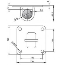 AT 156 - комплект содержит 4 оцинкованные сегментных анкера HILTI
