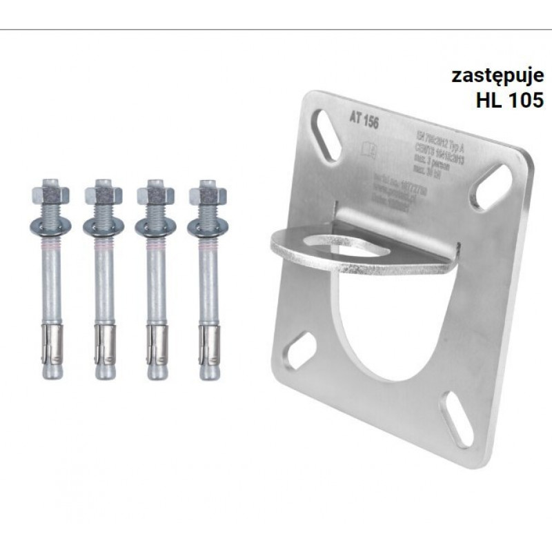 AT 156 - комплект содержит 4 оцинкованные сегментных анкера HILTI