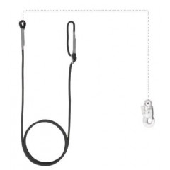 Pozioma lina kotwicząca LP200FLR z zatrzaśnikiem AZ002 (20 m) PROTEKT