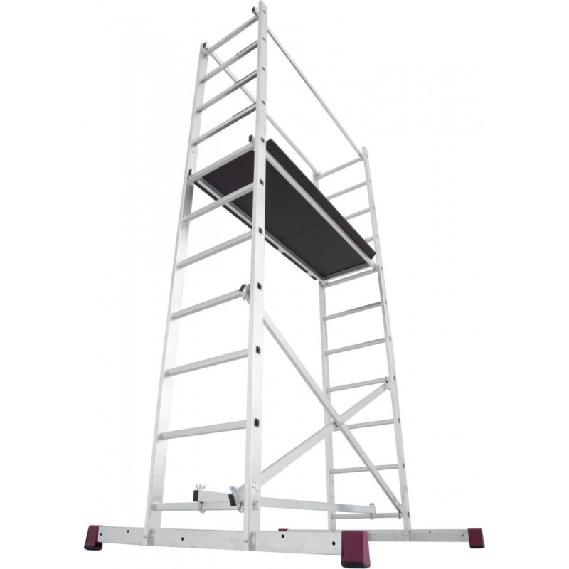 Алюминиевые монтажные леса, серия CORDA KRAUSE [916280] рабочая высота 4 м