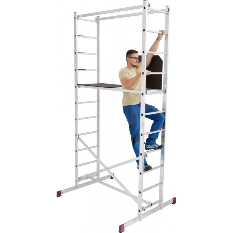 Алюминиевые монтажные леса, серия CORDA KRAUSE [916280] рабочая высота 4 м