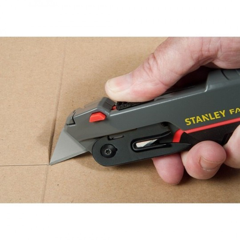 Безпечний ніж FatMax Stanley з автоматично висувним трапецієподібним лезом [0-10-242]