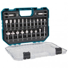 Набір із 22 фрез HM для фрезерів, хвостовик 8 мм, Makita [D-74778]