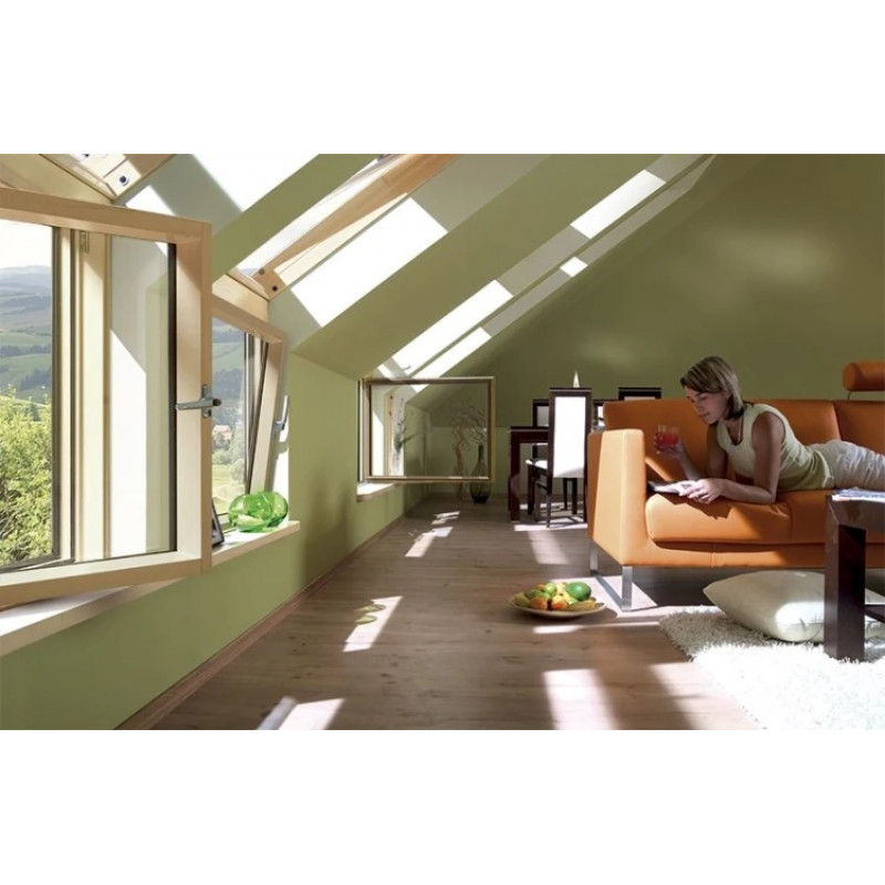 Кровельное окно FAKRO BRP L-образной формы - правое исполнение