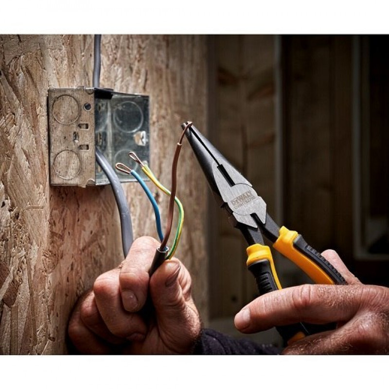 Плоскогубцы с длинными губками, 200 мм, DeWalt [DWHT82798-0]