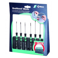 Набір із 6 прецизійних викруток Kraftform Micro WERA [05118150001]