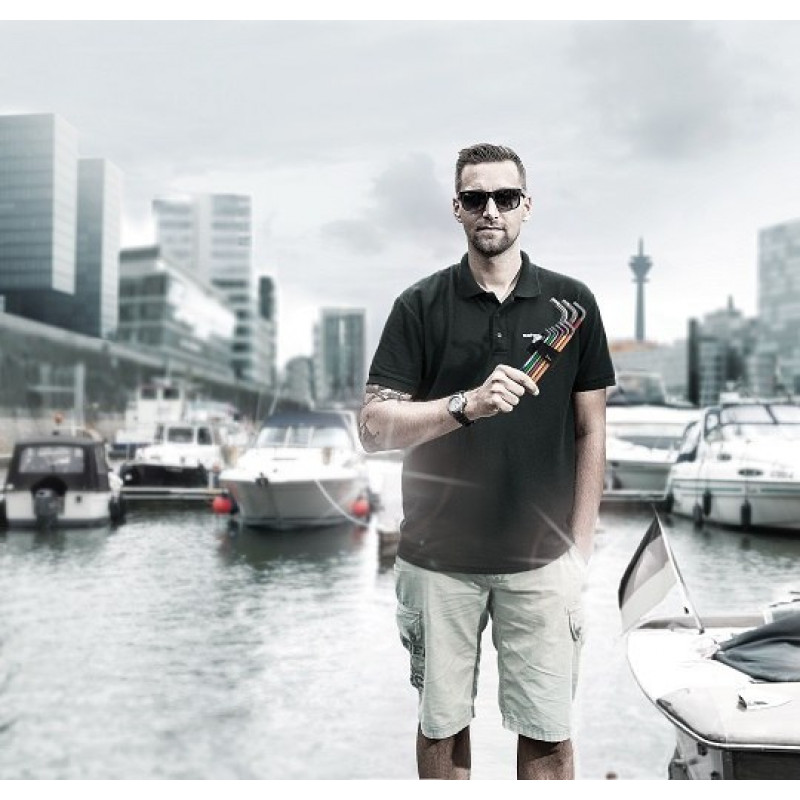 Набір з 9 шестигранних ключів з нержавіючої сталі для дюймових шестигранних гвинтів, Hex-Plus Multicolor Imperial Stainless 1 Wera [05