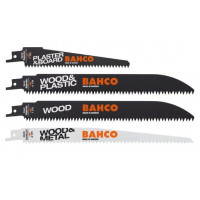 Набір з 5 багнетних полотен для зворотно-поступальної пилки по дереву, Bahco [3942-WOOD-SET-5P]