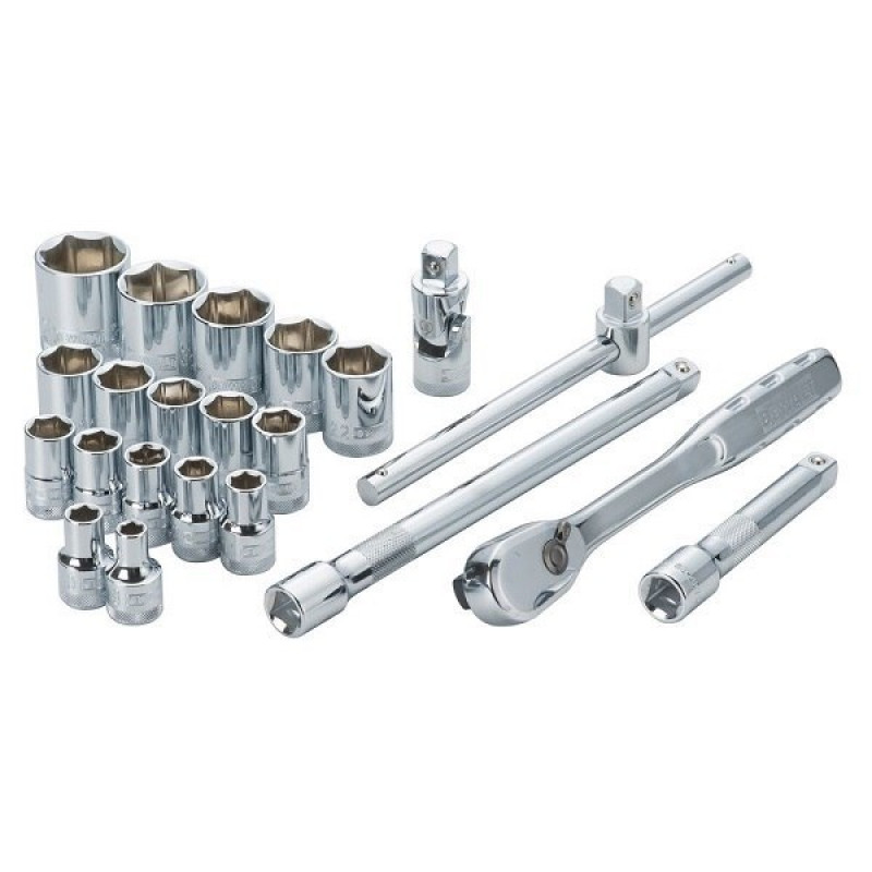 Набір головок-тріскачок DeWALT, 22 предмети, 1/2 дюйма [DWMT19241-1]