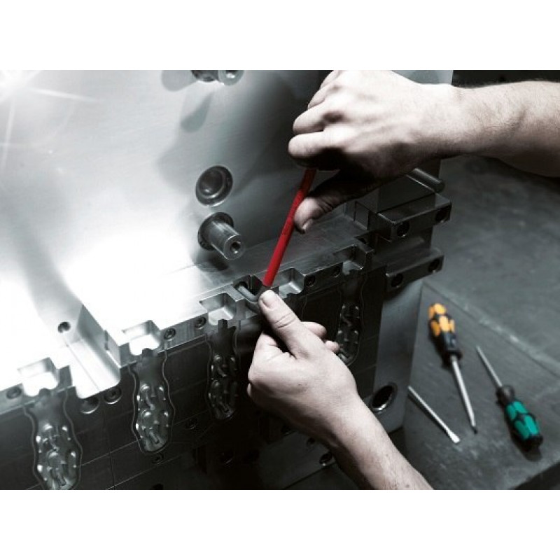 Набор из 9 шестигранных ключей с шаровой головкой для шестигранных винтов, 950/9. Hex-Plus Multicolour HF 1 Wera.