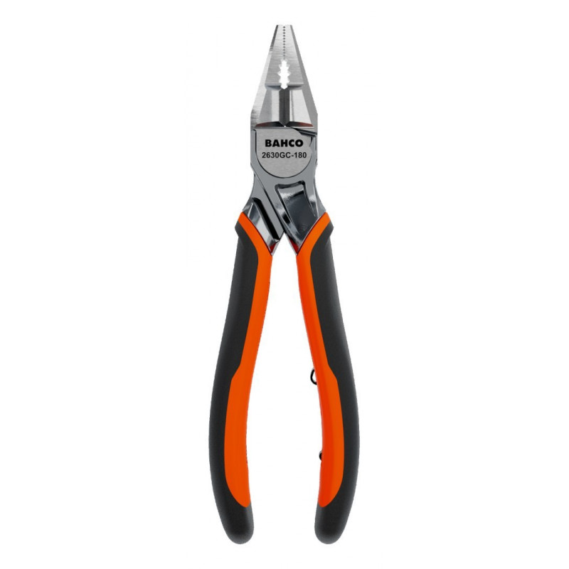 Крепкие комбинированные плоскогубцы, хромированные HD 200 мм, Bahco [2630GC-200IP]