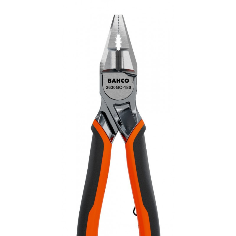 Крепкие комбинированные плоскогубцы, хромированные HD 200 мм, Bahco [2630GC-200IP]