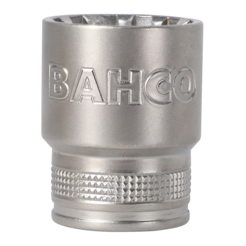 Набір метричних тріскачкових головок BAHCO 1/2, шліцьовий профіль, 24 предм. [S240-SPL]