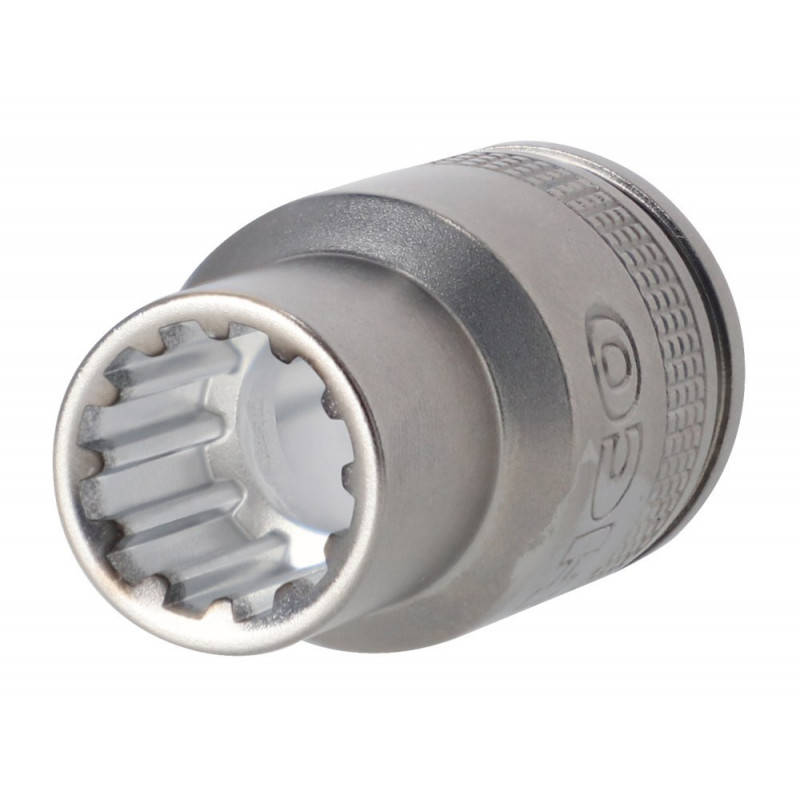 Набір метричних тріскачкових головок BAHCO 1/2, шліцьовий профіль, 24 предм. [S240-SPL]