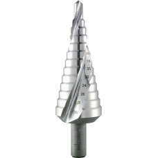 Східчасте свердло з кобальту для металу, нержавіючої сталі та пластику 4,0 - 12,0 мм, HSS-Co Alpen [0072600412100]