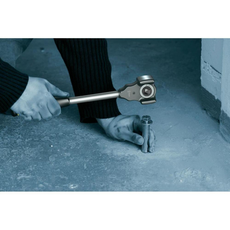 Трещоточный ключ - молоток 1/2, 60 зубов, 600 Нм, 341 мм, Koloss 8002 C Wera [05003692001]