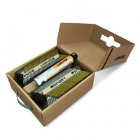 Цвяхи на папері, кільце, кут 34°, 3,1x90 мм, 2200 шт. + 2 сітки [SM-05-3190PGSET]