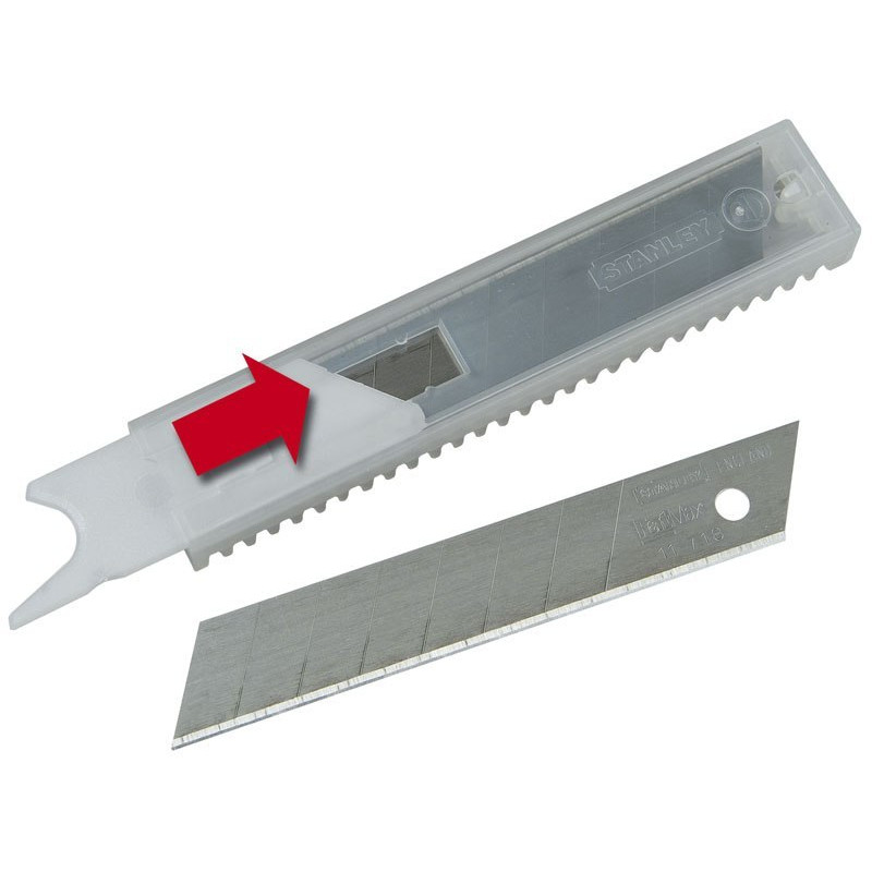 Отламывающееся сменное лезвие для ножей, 18 мм, 5 шт., FATMAX Stanley [0-11-718]