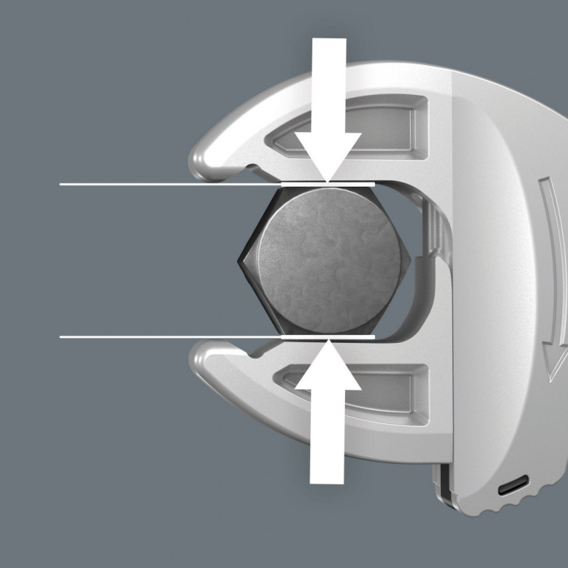 Набор из 4 саморегулируемых разводных изолированных ключей VDE Joker XS, S, M, L, 7-19 мм, 1/4-3/4, серия 6004 Joker VDE 4