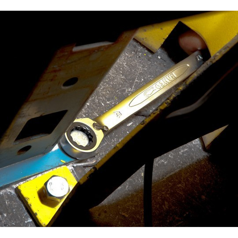 Набір з 8 двосторонніх ріжкових ключів із тріскачкою 8-19 мм, Bahco [1RM/SH8]