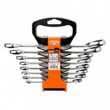 Набір з 8 двосторонніх ріжкових ключів із тріскачкою 8-19 мм, Bahco [1RM/SH8]