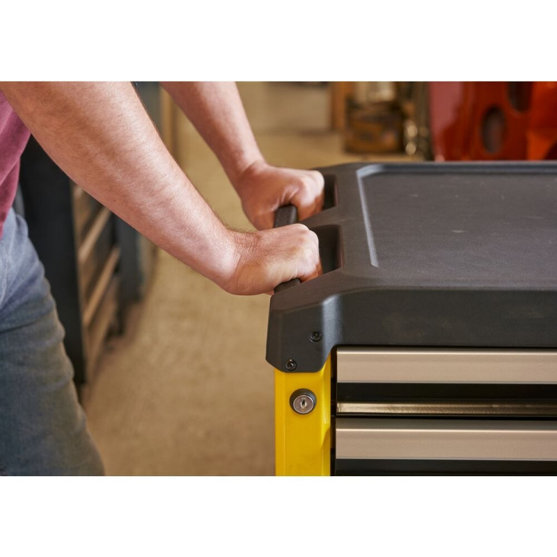 Візок для інструментів із 7 шухлядами, жовтий, без інструментів, Stanley [STST74306-1]