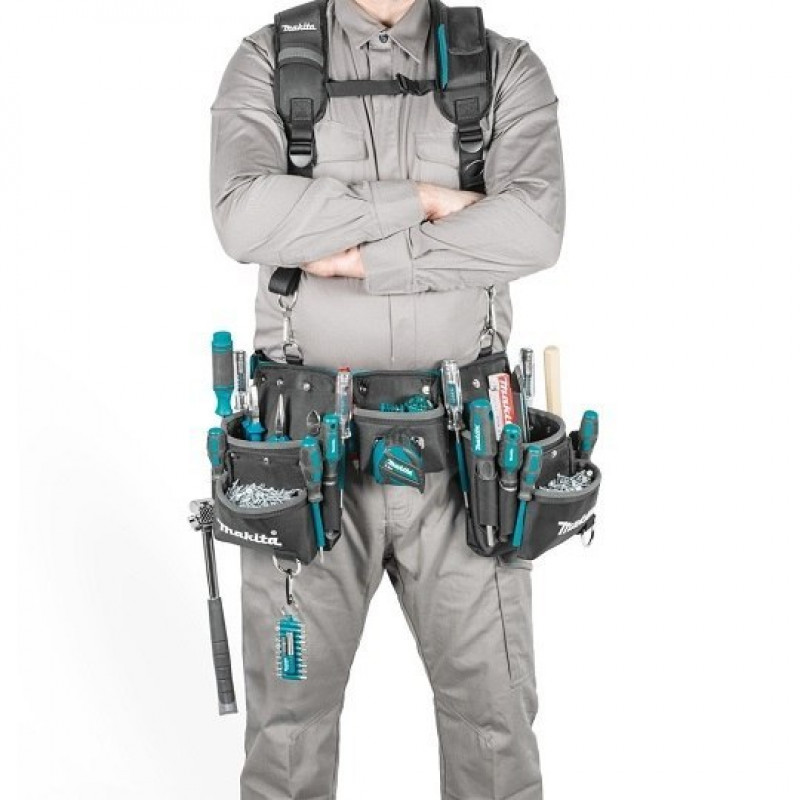 Ремінь з 3 кишенями для інструментів та аксесуарів, Makita [E-15229]