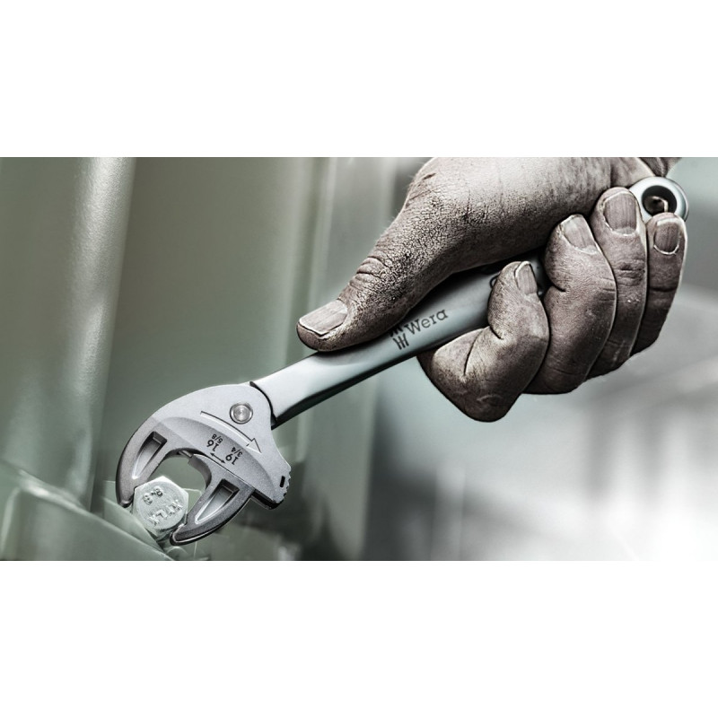 Розвідний ключ Joker M із саморегулюванням, 188 мм, відкриття губок 13-16 мм, серія Joker 6004, WERA [05020103001]