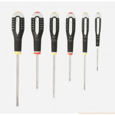 Набор из 6 отверток ERGO из нержавеющей стали для плоских винтов и винтов PH, Bahco [BE-9881i]