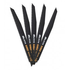 Набір із 5 полотен для зворотно-поступальної пилки для швидкого та грубого різання деревини цвяхами 305 мм, DeWALT [DT2314L-QZ]