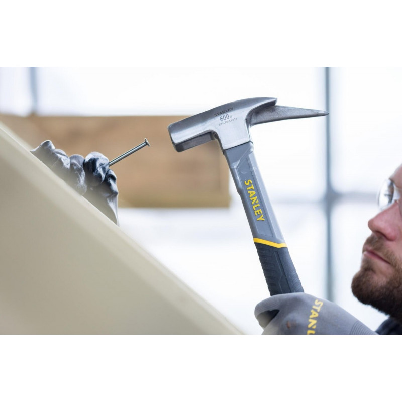 Молоток столярний, латковий молоток, скловолокно, 600 г, Stanley [STHT0-51312]