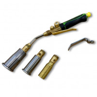 Покрівельний пальник GRUN для обшивки, сталевий, для руберойду, набір сопел 45 / 35 / 25