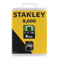 Сталеві скоби, оцинковані тип G, 6 мм, Stanley [1-TRA704-5T] 5000 шт.